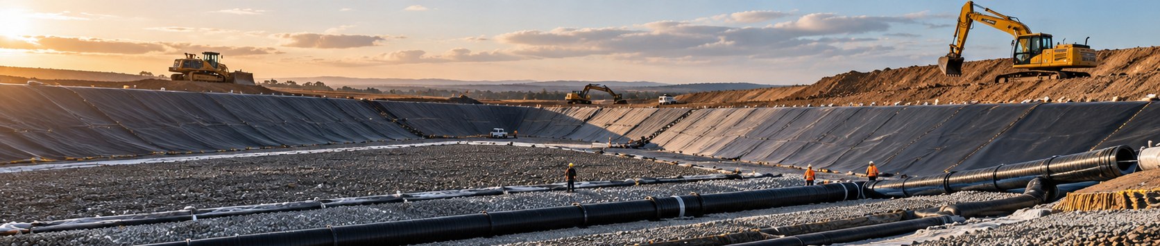 Earthworks and landfill construction